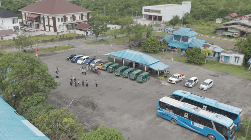 Dishub Kotabaru Gelar Ramp Check Angkutan Lebaran 2026 di Terminal Stagen