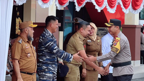 Polres Kotabaru gelar Apel pasukan OPS keselamatan intan 2025